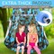 Serenelife Children's Tree Swing Tent - Indoor/Outdoor Hanging Rope Swing Hangout Kit Camo SLSWNG350CM - alternate 4